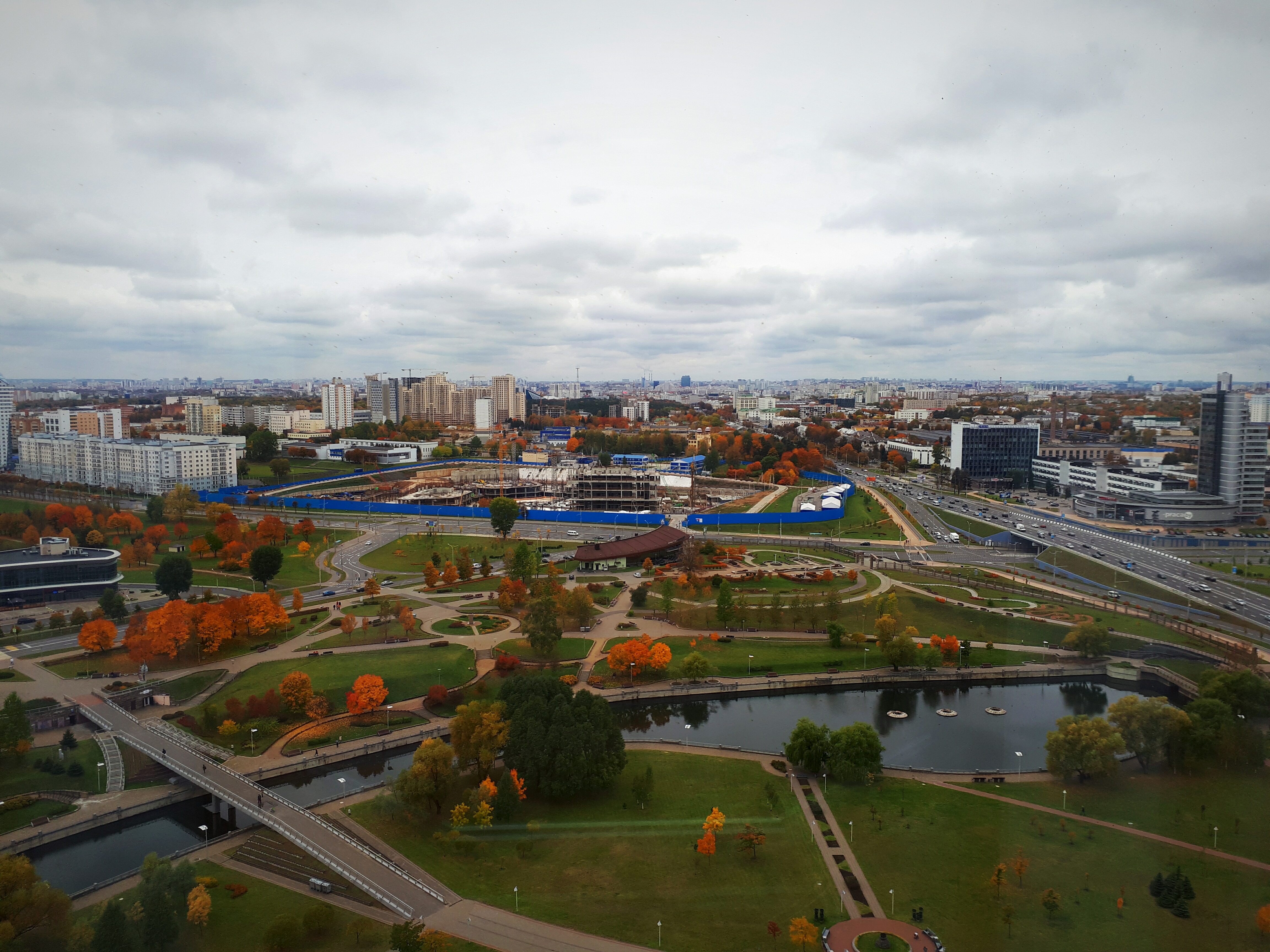 Blick über die Hauptstadt Minsk (Foto: Urs Unkauf, 2019)