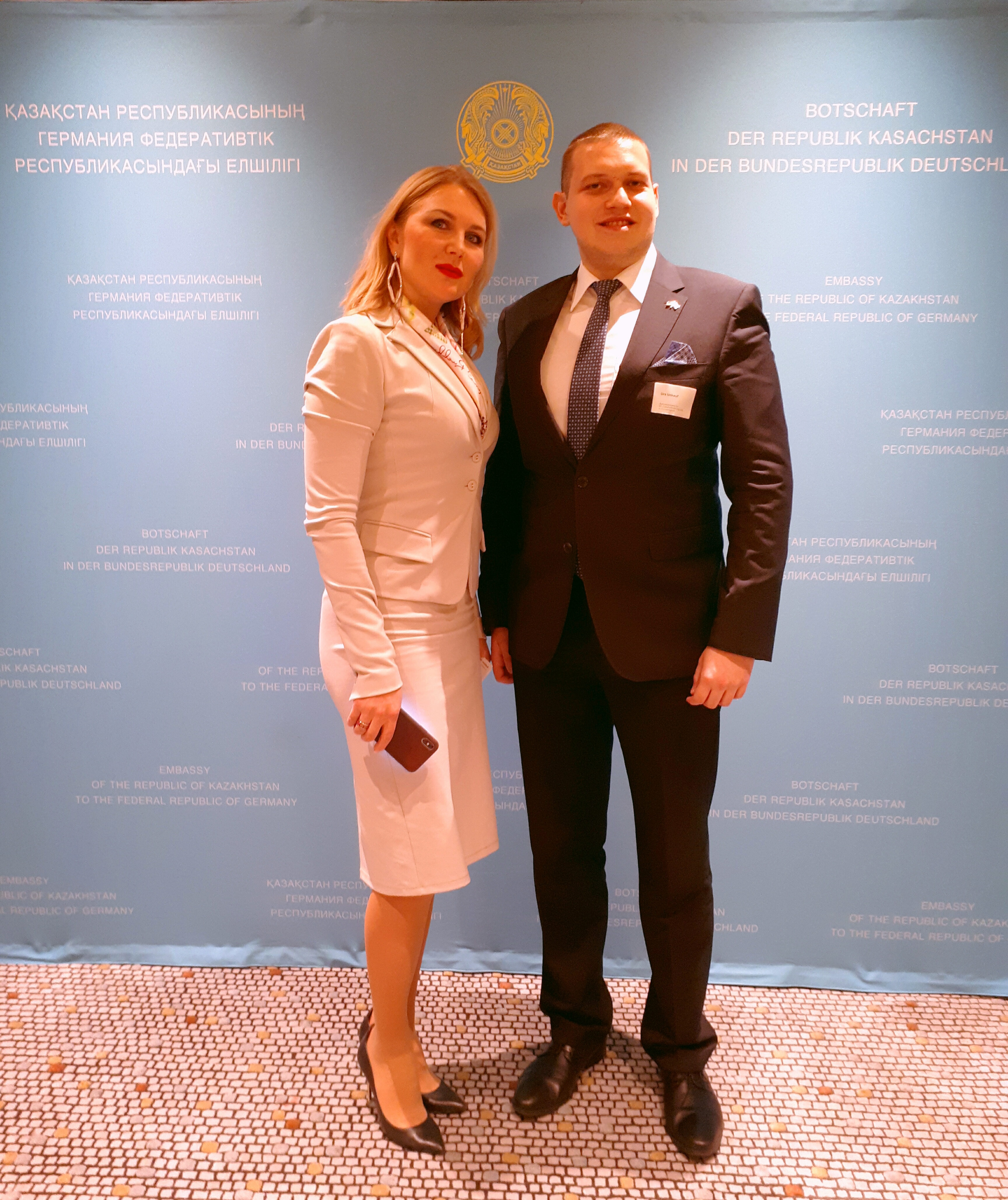 Mit Irina Volynets, die bei den Präsidentschaftswahlen 2018 in der Russischen Föderation antrat.