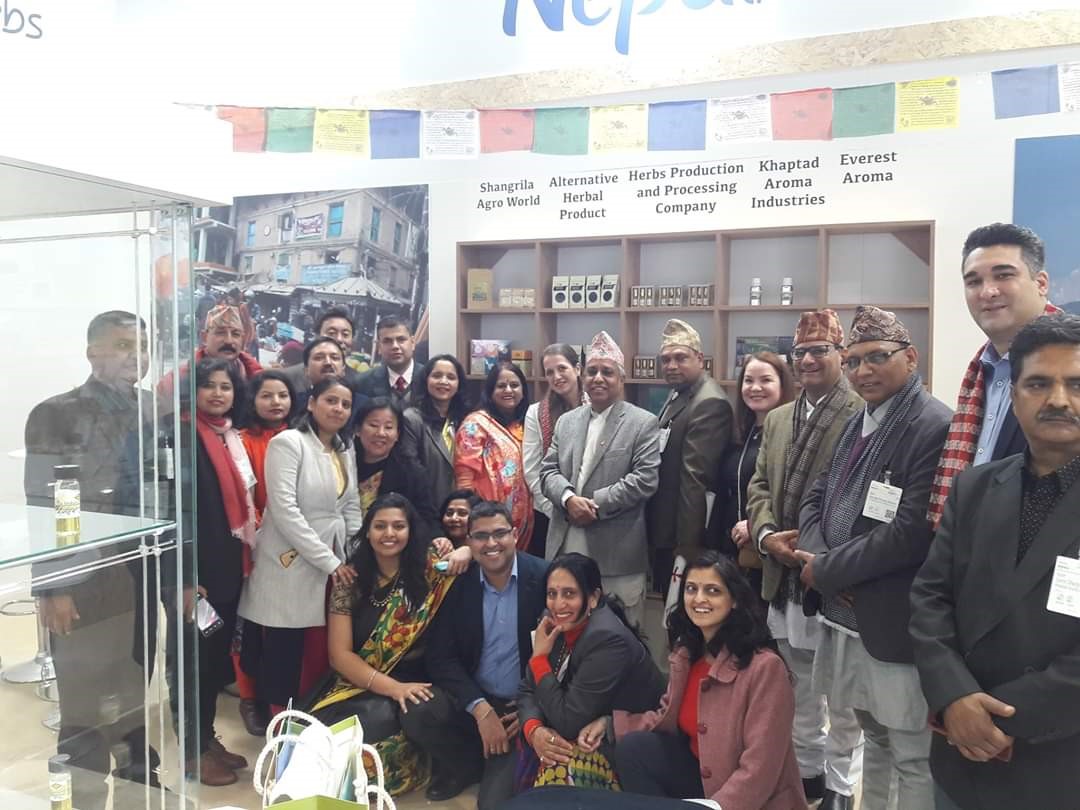 Nepal-Stand auf Biofachmesse